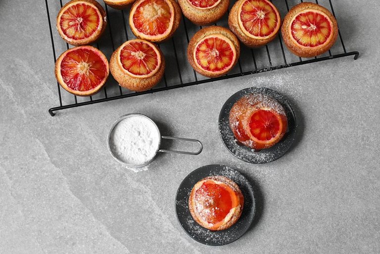 Step 9 - Blood Orange Almond Cakes