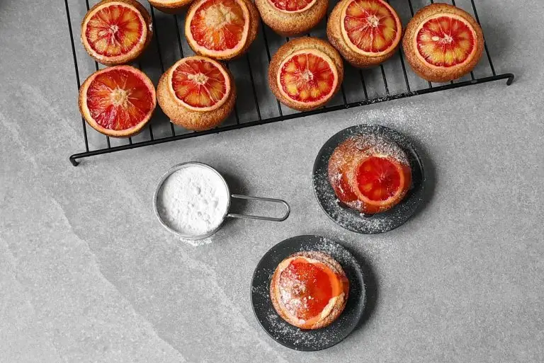 Step 9 - Blood Orange Almond Cakes