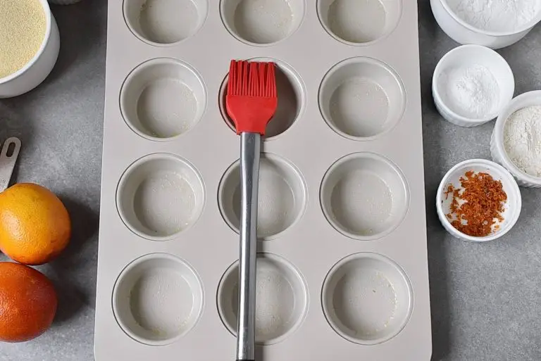 Step 1 - Blood Orange Almond Cakes