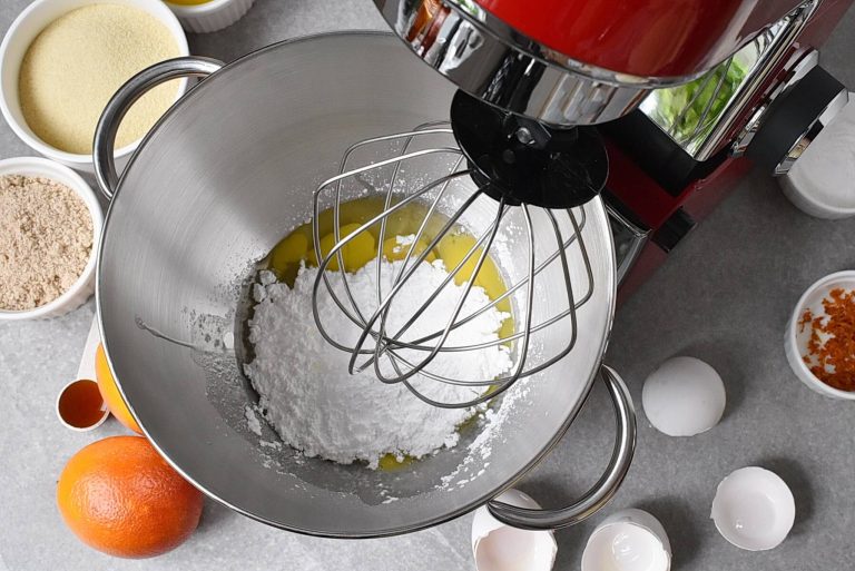 Step 2 - Blood Orange Almond Cakes