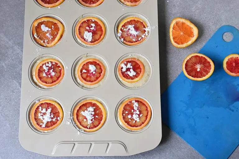 Step 5 - Blood Orange Almond Cakes