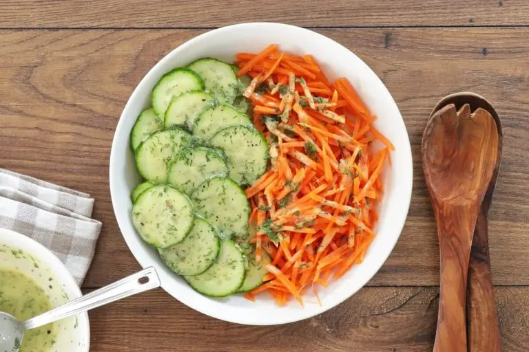 Step 3 - Carrot Cucumber Salad