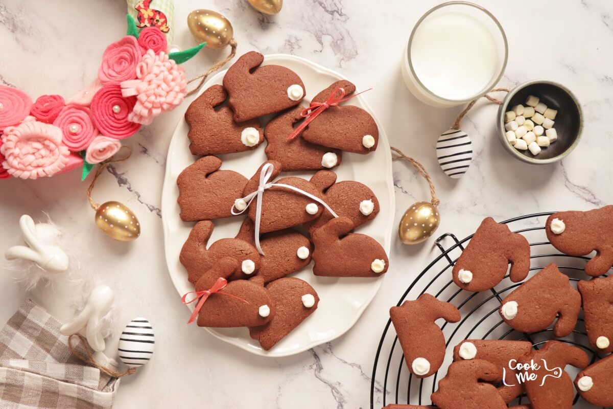 Easter Chocolate Bunny Cookies