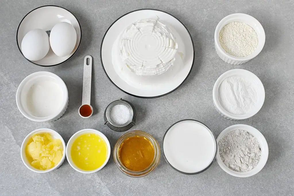 Ingredients for Gluten-Free Ricotta Crêpes