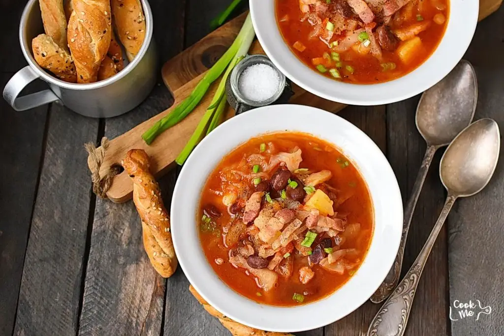Italian Bean Pancetta Cabbage Soup