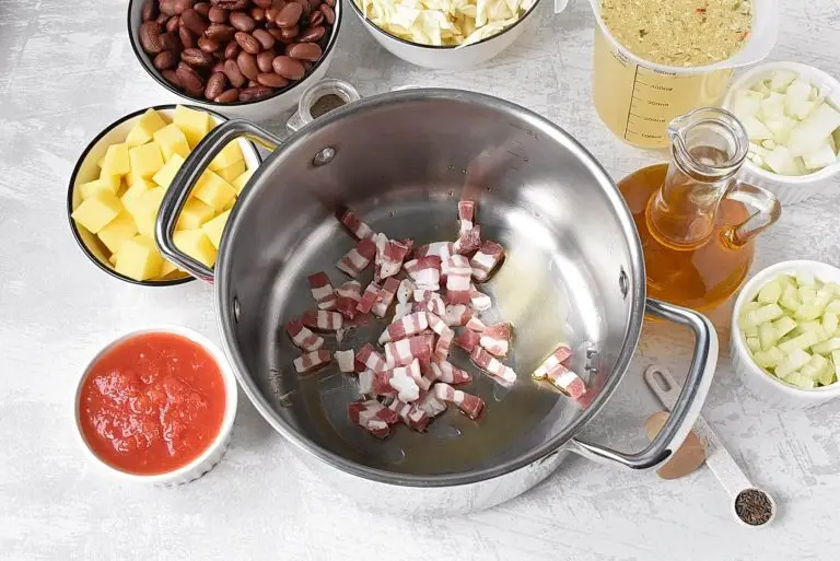 Step 1 - Italian Bean Pancetta Cabbage Soup