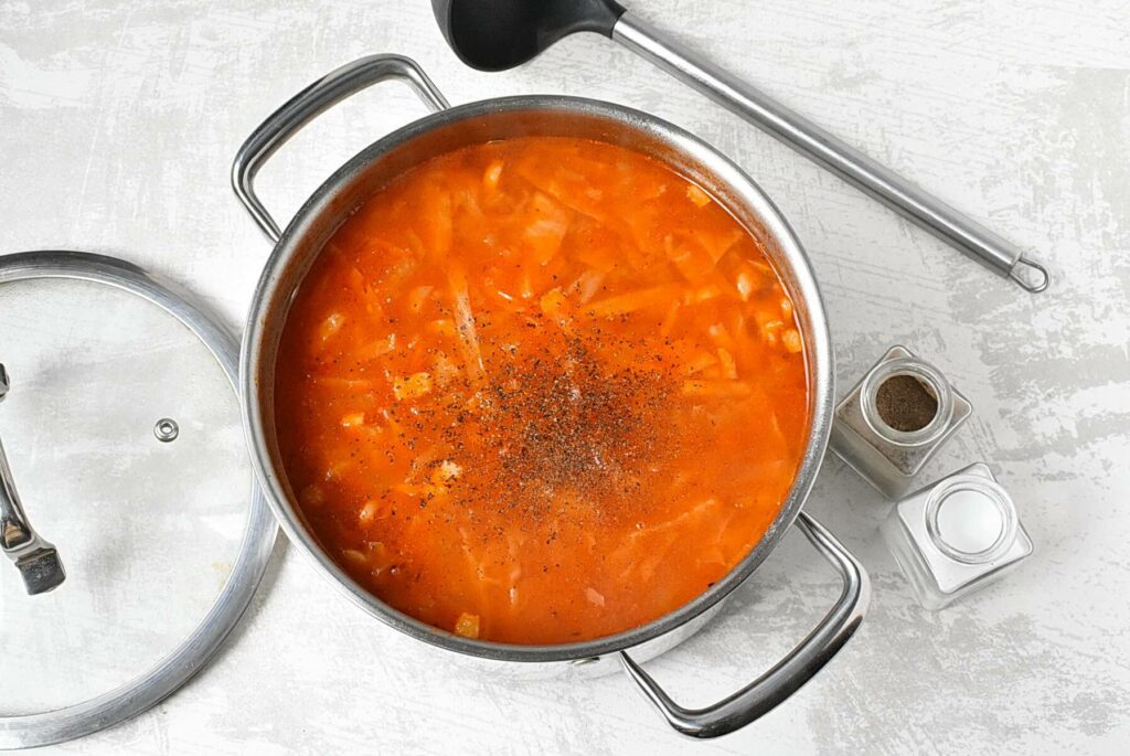 Italian Bean Pancetta Cabbage Soup recipe - step 4