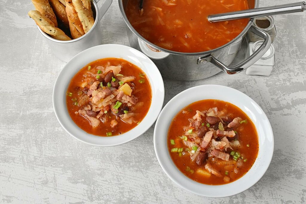 How to serve Italian Bean Pancetta Cabbage Soup