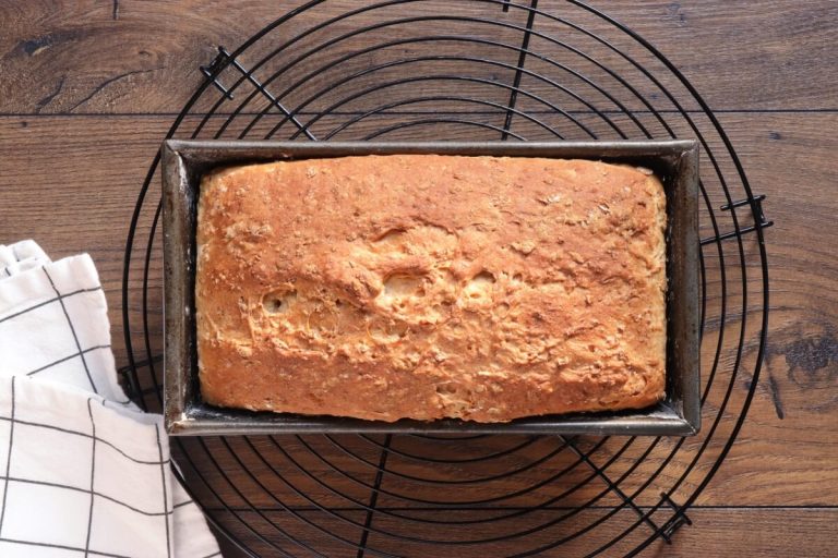 Step 12 - No-Knead Honey Oat Bread