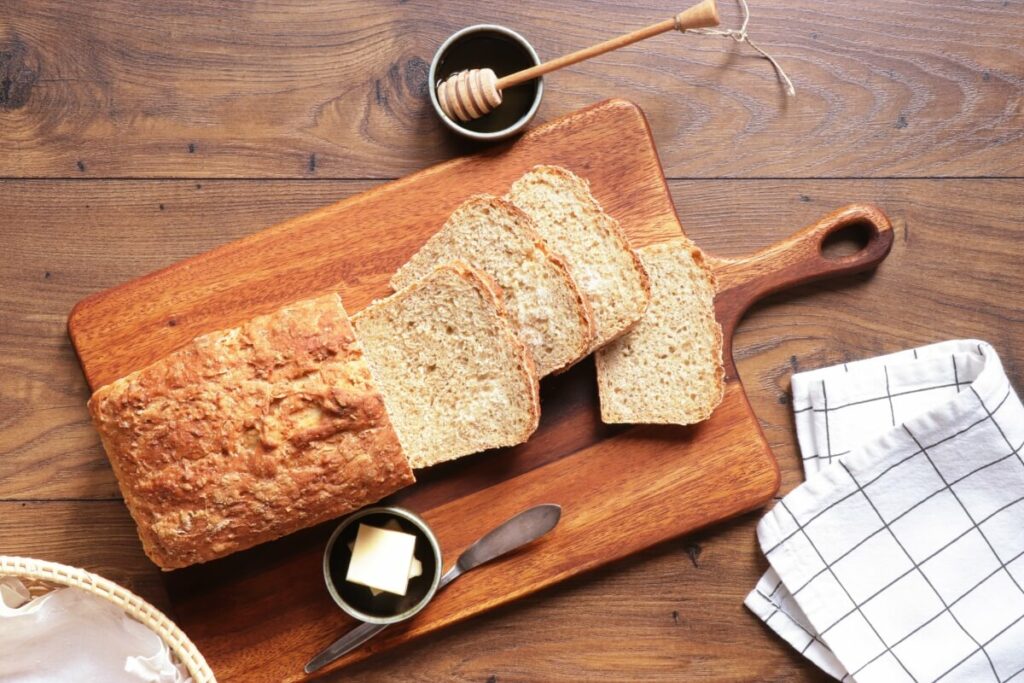 How to serve No-Knead Honey Oat Bread