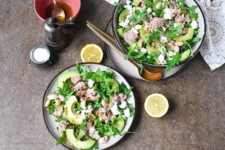 Step 4 - Oil Packed Tuna Arugula Salad