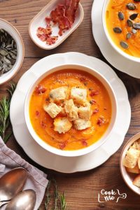 One-Pot Roasted Butternut Squash Soup