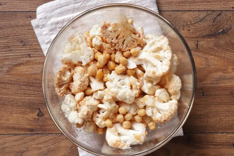 Step 4 - Roasted Cauliflower and Chickpeas