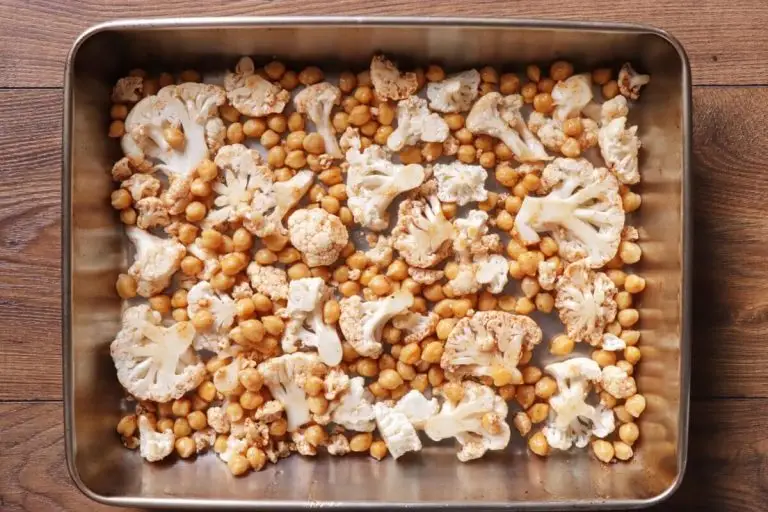 Step 5 - Roasted Cauliflower and Chickpeas