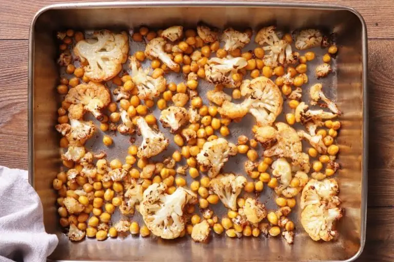 Step 6 - Roasted Cauliflower and Chickpeas