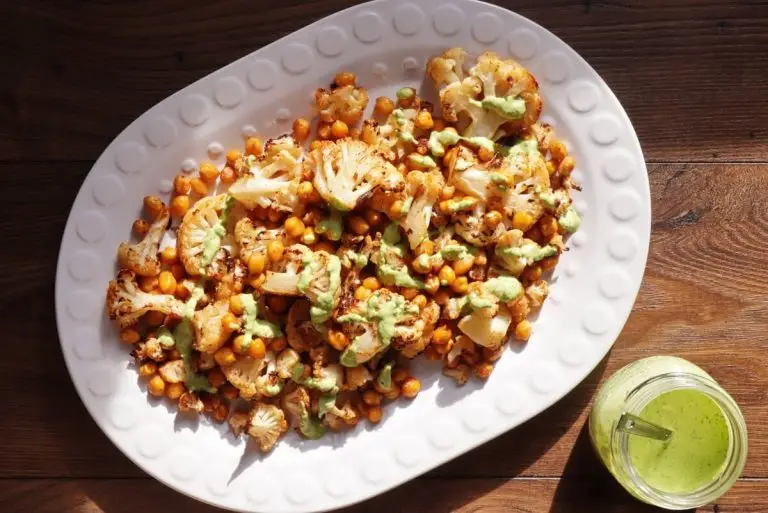 Step 8 - Roasted Cauliflower and Chickpeas