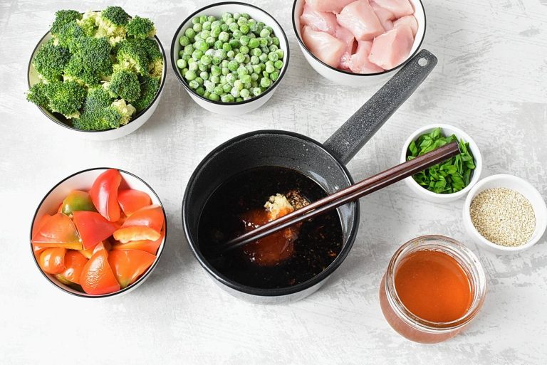 Step 2 - Sheet Pan Sesame Chicken and Veggies