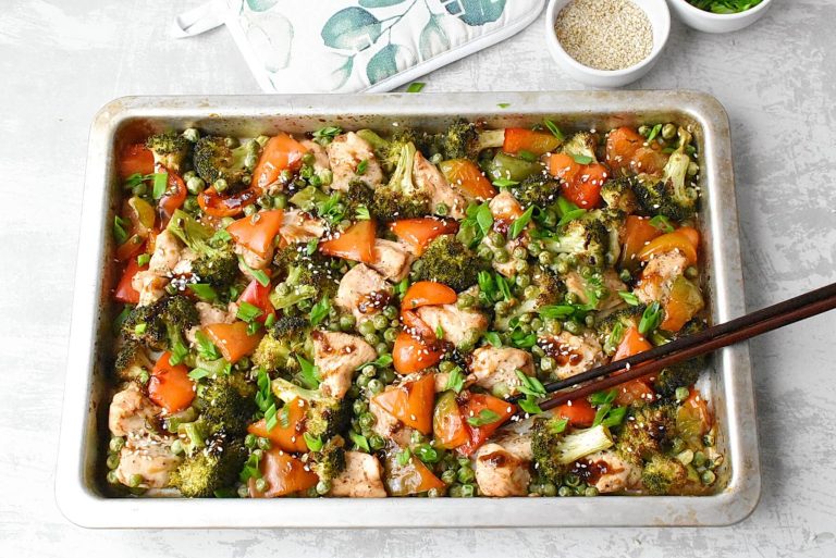 Step 5 - Sheet Pan Sesame Chicken and Veggies