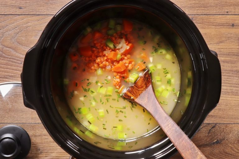 Step 4 - Slow-Cooker Red Lentil Soup