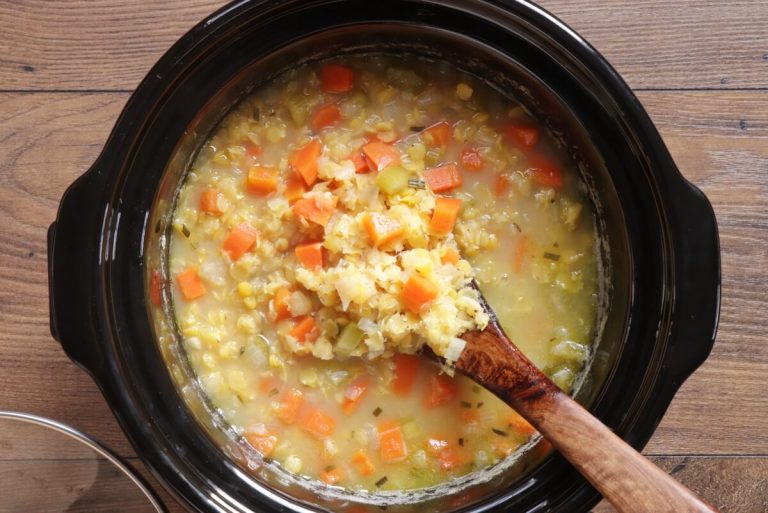 Step 6 - Slow-Cooker Red Lentil Soup