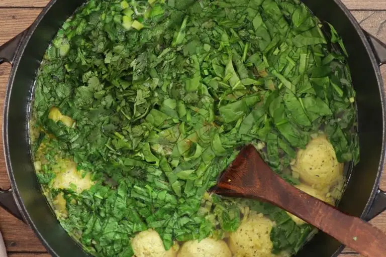 Step 10 - Spring Meatball Soup