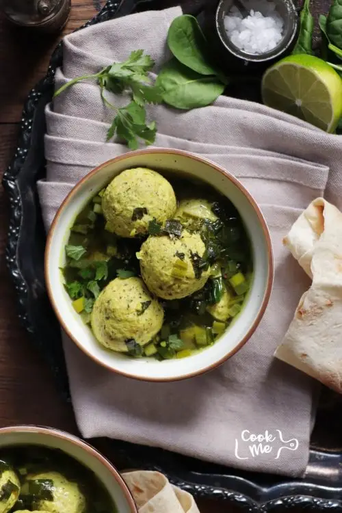 Spring Meatball Soup