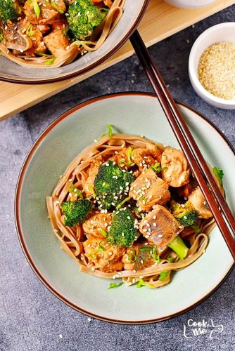 Teriyaki Salmon Stir-Fry