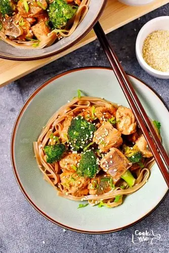 Teriyaki Salmon Stir-Fry