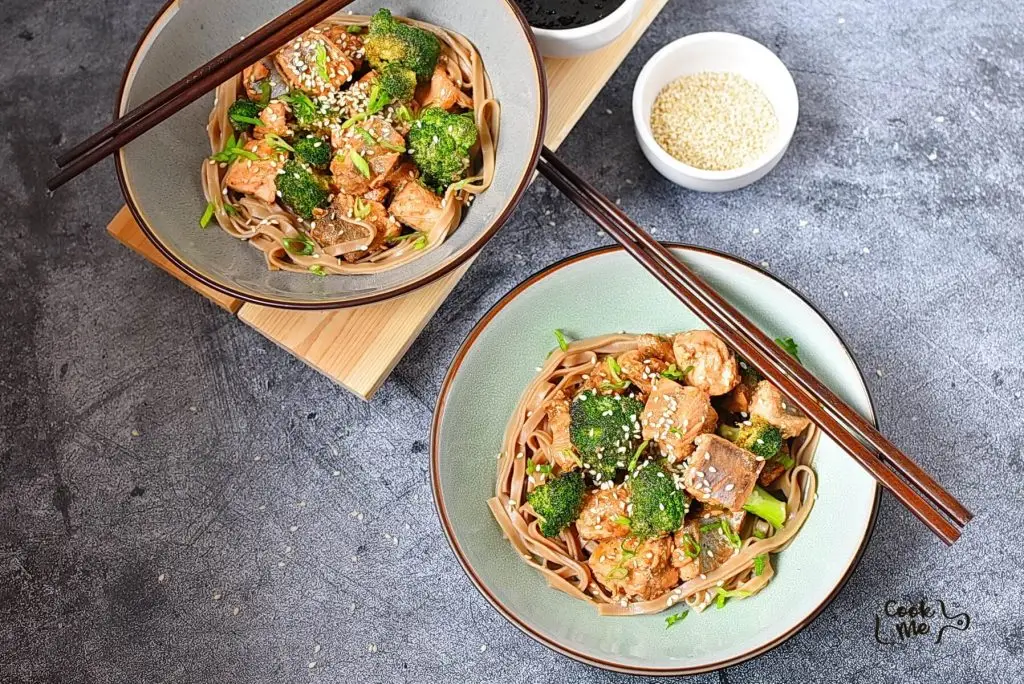 Teriyaki Salmon Stir-Fry