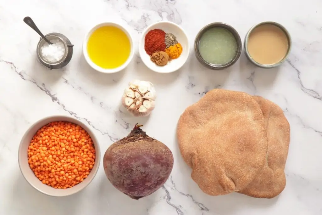 Ingredients for Best Beet Hummus