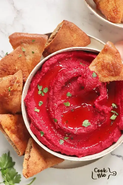 Roasted beet hummus