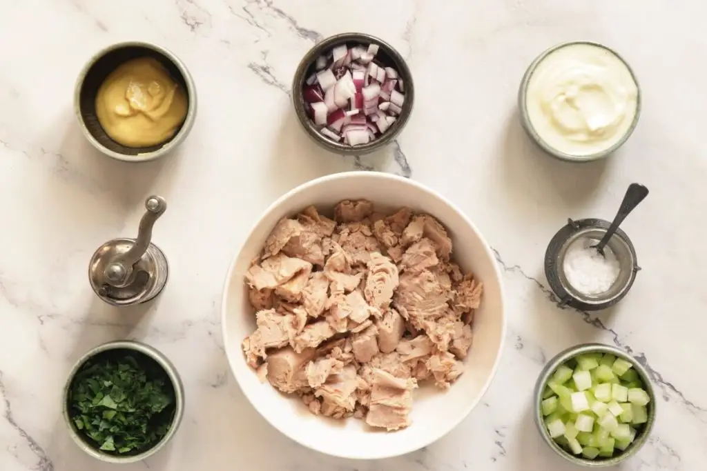 Ingredients for Best Tuna Salad