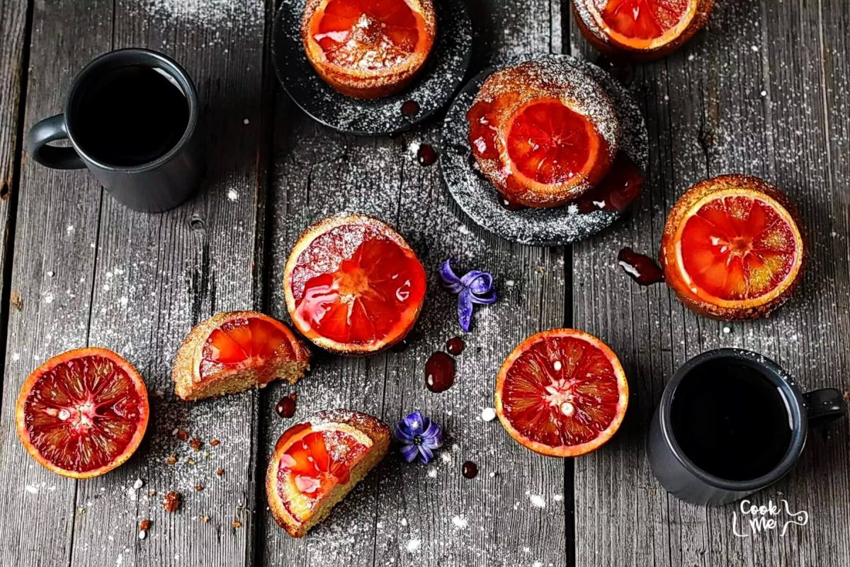 Blood Orange Almond Cakes