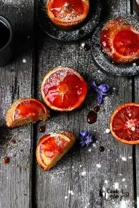 Blood Orange Almond Cakes