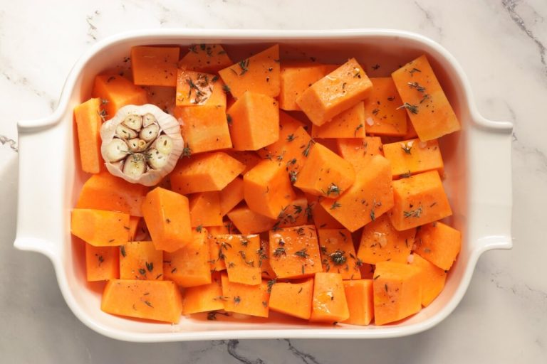Step 2 - Butternut Squash Feta Pasta