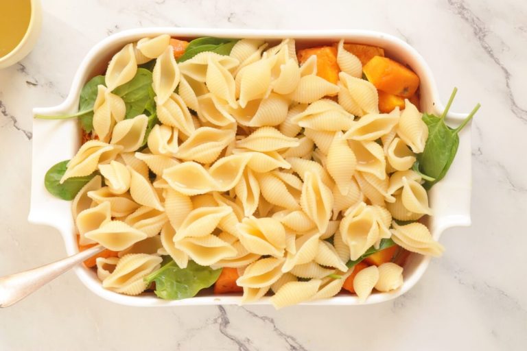 Step 7 - Butternut Squash Feta Pasta