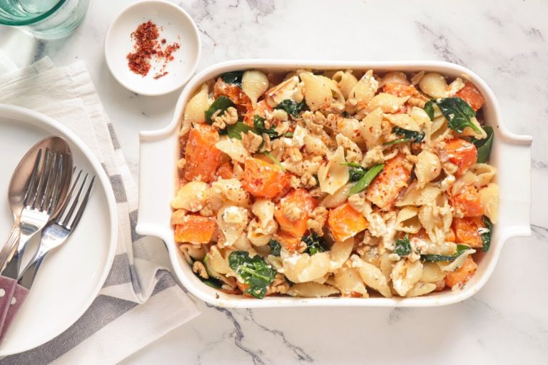 Step 8 - Butternut Squash Feta Pasta