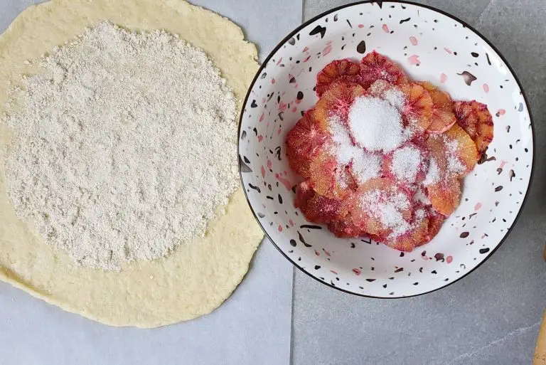 Step 9 - Caraway Blood Orange Tart