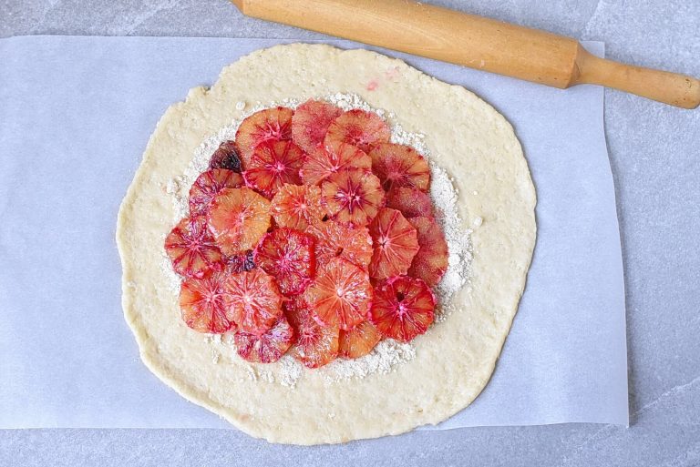 Step 10 - Caraway Blood Orange Tart