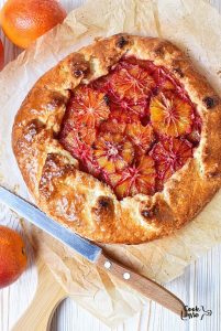 Caraway Blood Orange Tart