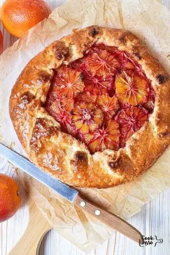 Caraway Blood Orange Tart