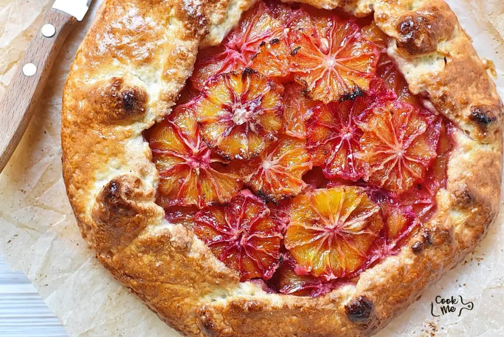 Caraway Blood Orange Tart