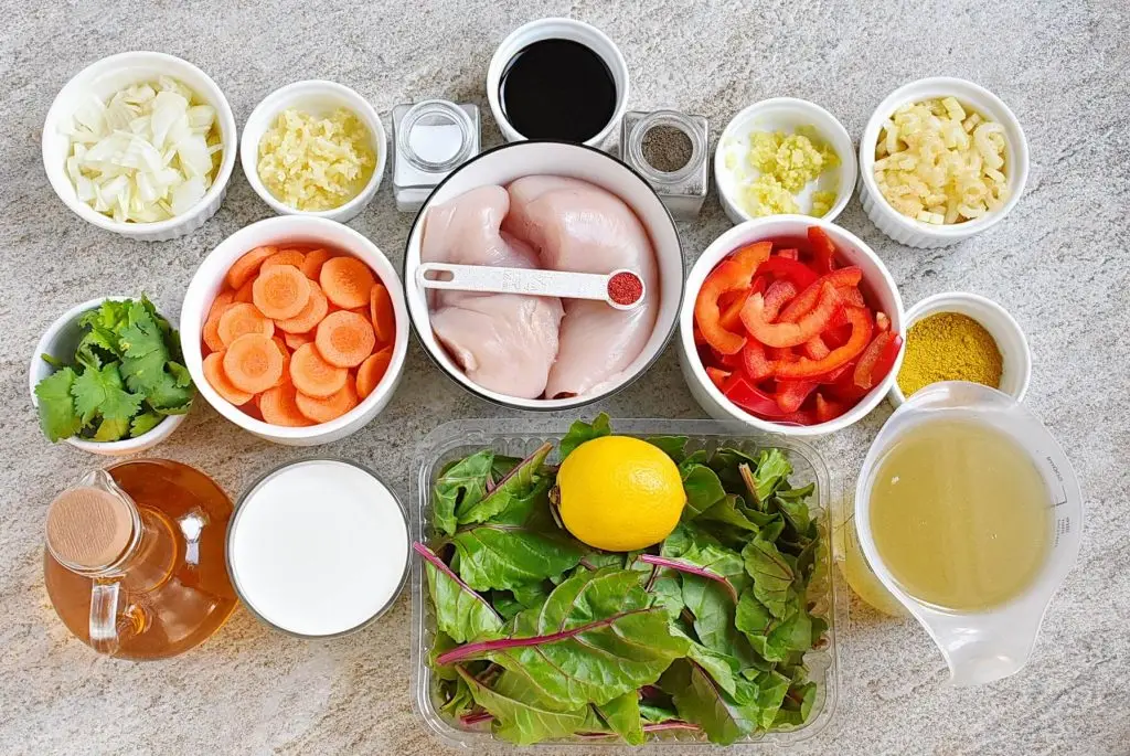 Ingredients for Detox Soup
