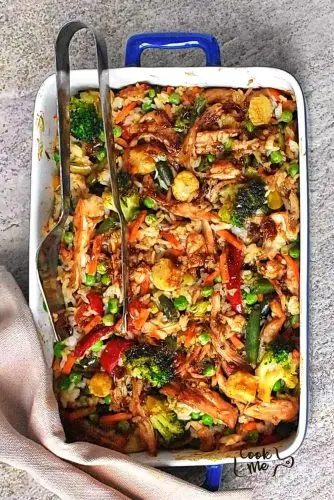 Easy Teriyaki Chicken Casserole