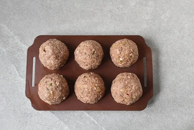 Step 7 - Egg Stuffed Meatballs