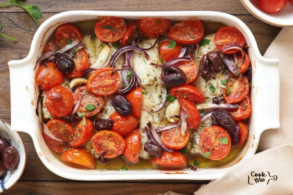 Mediterranean Baked Cod
