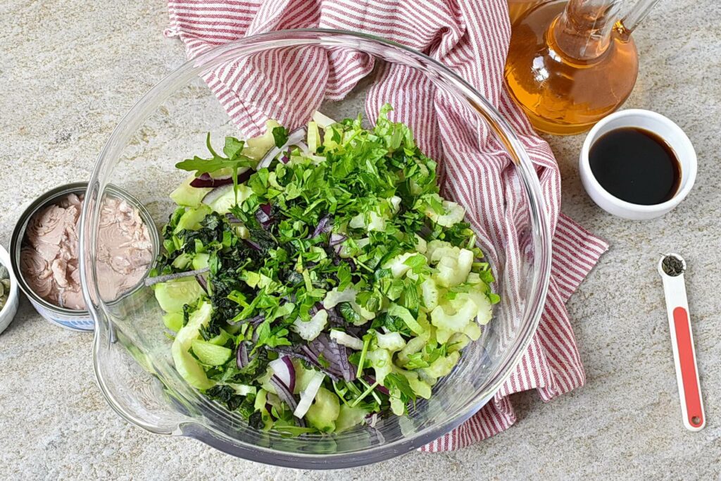 Mediterranean Tuna Salad recipe - step 1