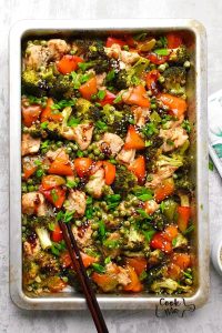 Sheet Pan Sesame Chicken and Veggies