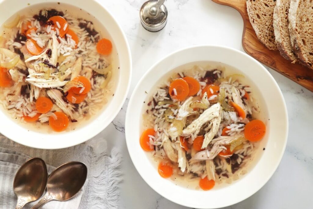 How to serve Slow-Cooker Chicken & Wild Rice Soup
