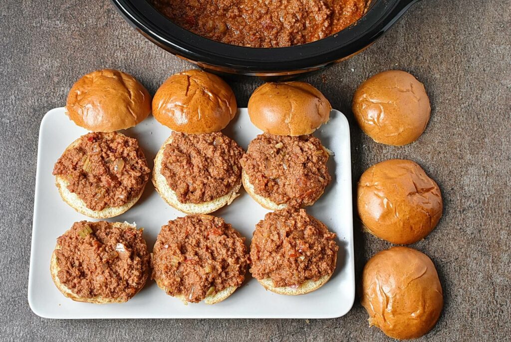 How to serve Slow Cooker Sloppy Joes Sliders